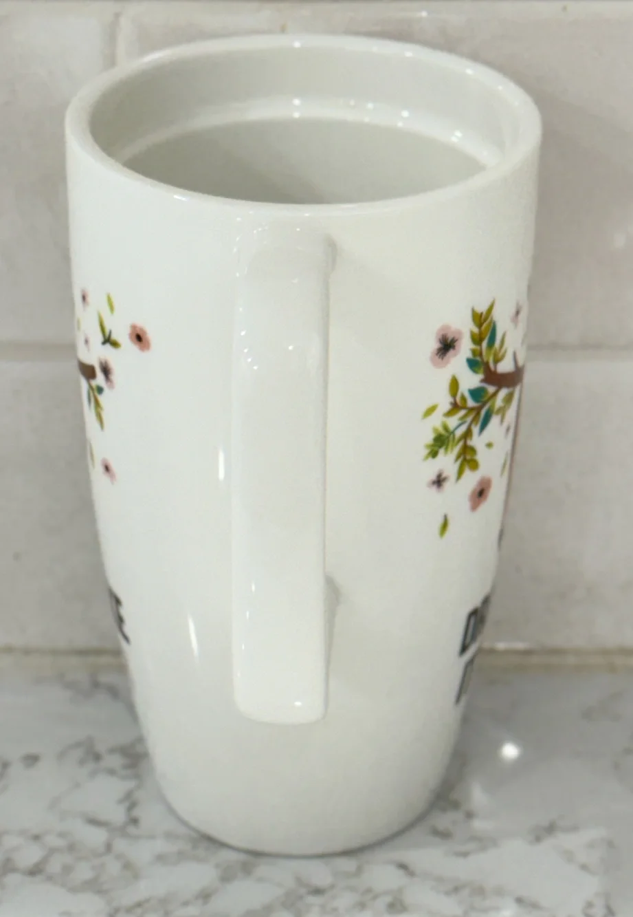 Coco Lola Sloth Mug Drop It Like Its Sloth Tall Ceramic Coffee Cup White 18oz